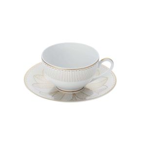 Malmaison Imperiale Gold Tea Cup And Saucer by Christofle