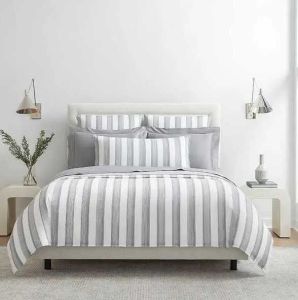 Sferra Mara Slate Queen Bed Set - Duvet and Two Shams 