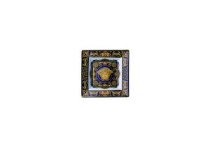 Medusa Blue Small Tray, Porcelain by Versace