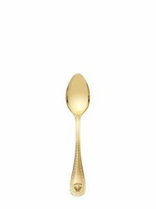 Medusa Flatware Gold Plated Teaspoon, Gold Plated 5 Inch by Versace