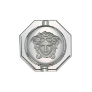 Medusa Lumiere Crystal Ashtray 6 1/4 Inch by Versace