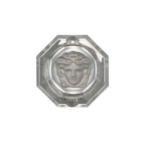 Medusa Lumiere Crystal Ashtray 3 1/4 Inch by Versace