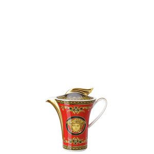 Medusa Red Covered Creamer by Versace