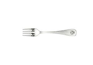 Medusa Silver Flatware Fish Fork, Silver Plated by Versace
