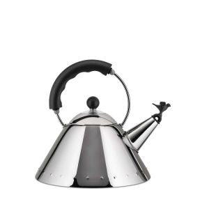 Michael Graves Kettle Bird Shaped Whistle Black by Alessi