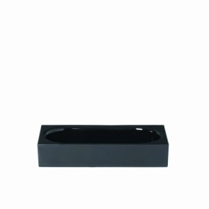 Modo Black Acrylic Tray by Blomus