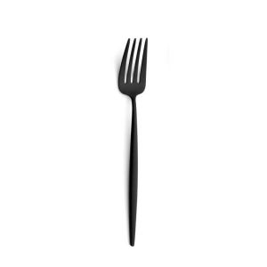 Moon Matte Black Dinner Fork by Cutipol