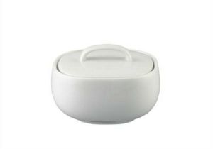 Moon White Sugar Bowl Covered by Rosenthal