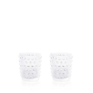 Mossi Votive Clear Set Of 2 by Lalique