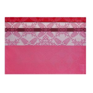 Mumbai Pink Coated Placemat by Le Jacquard Francais