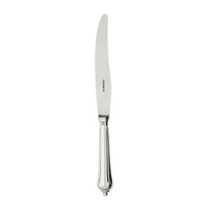Noailles Sterling Dessert Knife (Round), Steel Blade by Puiforcat