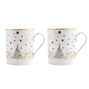 Noel Set Of 2 Mugs by Bernardaud