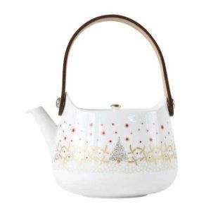 Noel Teapot Cabas 30 Oz by Bernardaud