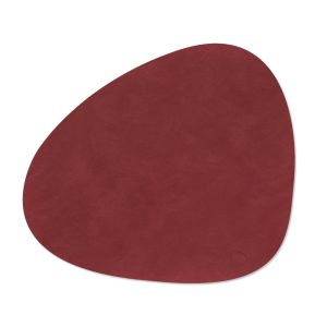 Nupo Table Mat Curve Large Red by Lind DNA