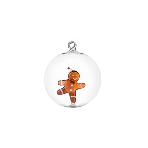 Nutcracker Christmas Ball Ornament Gingerbread W/Xmas Hat by Ichendorf