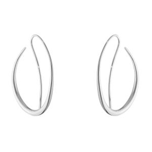 Offspring Double Hoop Earring Sterling Silver by Georg Jensen