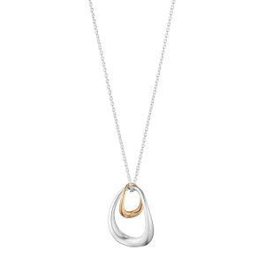 Offspring Pendant Sterling Silver and Rose Gold by Georg Jensen