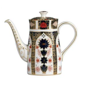 Old Imari Coffee Pot Large by Royal Crown Derby