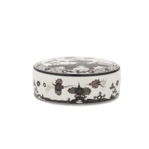 Oriente Italiano Albus Round Box With Cover by Ginori