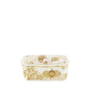 Oriente Italiano Aurum Rectangular Box With Cover by Ginori