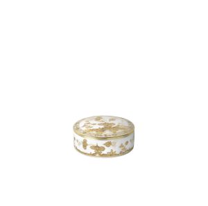 Oriente Italiano Aurum Round Box With Cover by Ginori