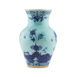 Oriente Italiano Iris Gold Ming Vase 25cm by Ginori