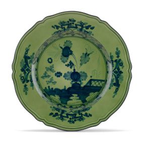 Oriente Italiano Malachite Charger plate by Ginori