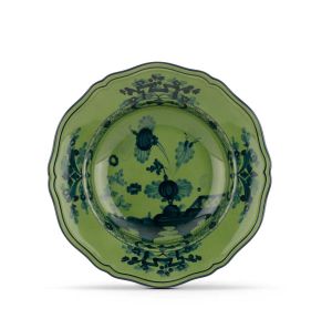 Oriente Italiano Malachite Soup Plate by Ginori
