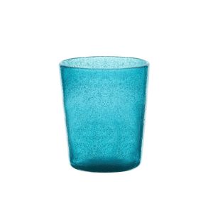 Original Glass Double Old Fashioned Turquoise by Memento