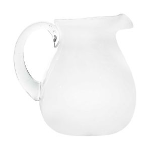 Originale Glass Pitcher White Solid by Memento