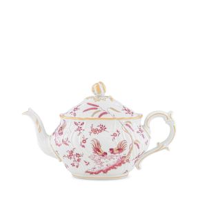 Oro Di Doccia Magenta Teapot With Cover For 6 by Ginori