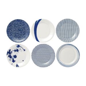 Pacific Accent Plates Assorted Set Of 6 by Royal Doulton