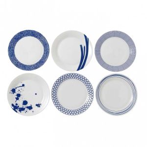 Pacific Mixed Patterns Dinner Plate Set/6 by Royal Doulton