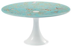 Paradis Turquoise Medium Petit Four Stand #1 by Raynaud