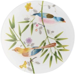 Paradis White Dessert Plate #2 by Raynaud