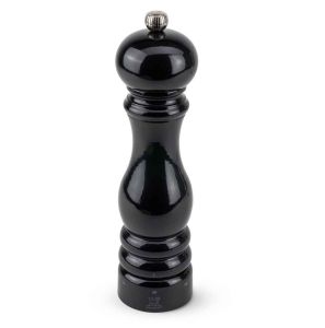 Paris U'select Pepper Mill, Wood, Black Lacquer, 22 Cm - 9 In by Peugeot