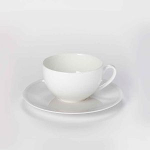 Pastell Saucer 0.20 L / 0.25 L Light Grey by Dibbern