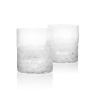 Pebbles Clear DOF Tumbler Set of 2 by Moser