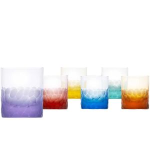 Pebbles DOF Glasses Set Of 6 Colours by Moser