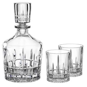 Perfect Serve Whiskey Decanter Set 3pc by Spiegelau