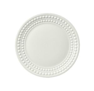Perlee White Bread + Butter Plate by L'Objet