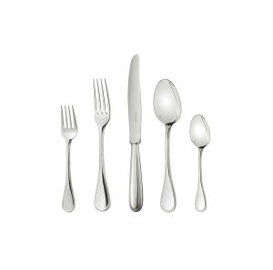 Perles Silverplate 5 Pce Place Setting by Christofle