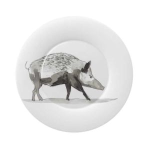 Piqueur Dinner Plate Wild Sow by Hering Berlin