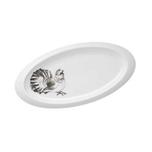 Piqueur Oval Platter Mountain Cock by Hering Berlin