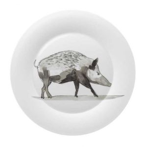 Piqueur Presentation Plate, Charger Wild Sow by Hering Berlin