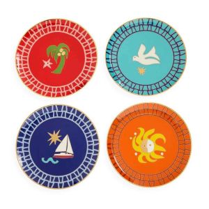 Playa Playa Small Plates - Set Of 4 by Jonathan Adler