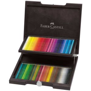 Polychromos 72 Colour Pencils in Wooden Case by Graf Von Faber Castell
