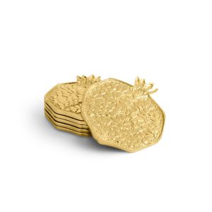 Pomegranate Coaster Set by Michael Aram