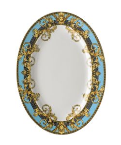 Prestige Gala Bleu Platter 13 1/4 Inch by Versace