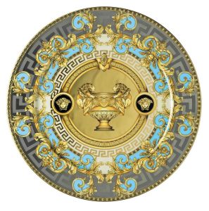 Prestige Gala Bleu Service Plate 11 3/4 In by Versace